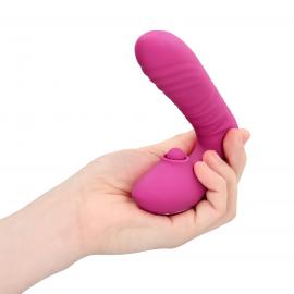 Вібратор для точки G Loveline Thrusting and Tapping Vibrator - Powerful Pink - 5
