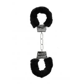 Наручники Beginners Handcuffs Furry - Black - 1