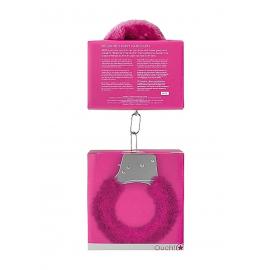 Наручники Beginners Handcuffs Furry - Pink - 2