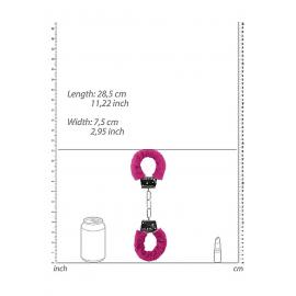 Наручники Beginners Handcuffs Furry - Pink - 4