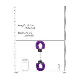 Наручники Beginners Handcuffs Furry - Purple - 4