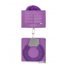 Наручники Beginners Handcuffs Furry - Purple - 2