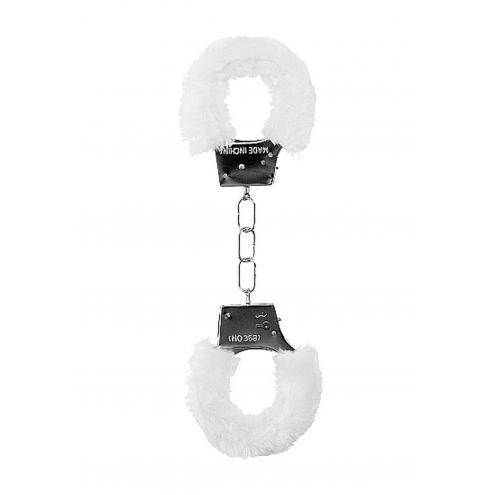Наручники Beginners Handcuffs Furry - White
