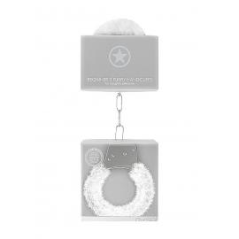 Наручники Beginners Handcuffs Furry - White - 4