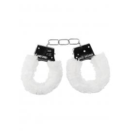 Наручники Beginners Handcuffs Furry - White - 1