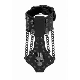 Браслет Skulls and Bones - Bracelet with Skulls and Chains - Black - 1