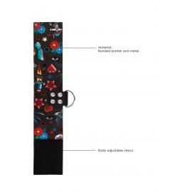 Наручники Printed Ankle Cuffs Old School Tattoo Style - Black - 4