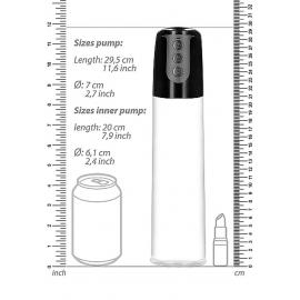 Вакуумная помпа Automatic Cyber Pump with Masturbation Sleeve - Transparent - 3