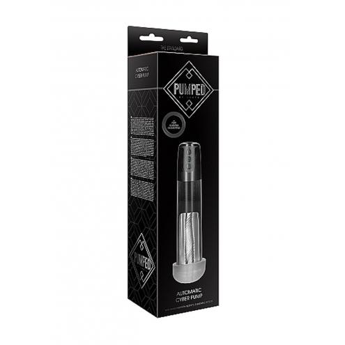 Вакуумная помпа Automatic Cyber Pump with Masturbation Sleeve - Transparent
