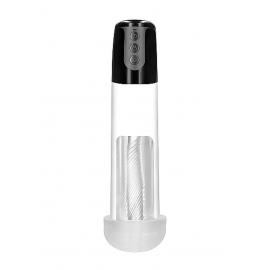 Вакуумная помпа Automatic Cyber Pump with Masturbation Sleeve - Transparent - 7