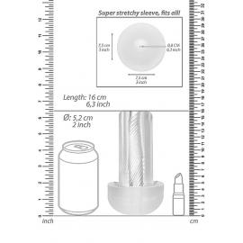 Вакуумная помпа Automatic Cyber Pump with Masturbation Sleeve - Transparent - 2