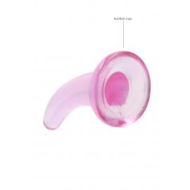 Фалоімітатор Realrock Crystal Clear Dildo 5, рожевий - 4