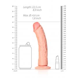 Фалоімітатор Curved Realistic Dildo with Suction Cup - 8/20,5 cm - 2