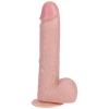 Вибратор Vibrating and Rotating Straight Cock with Balls - 8 / 20,5 cm - Flesh