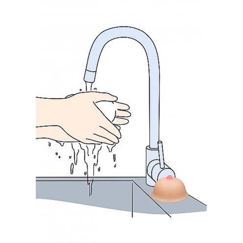 Мыло в форме груди Titty Soap, телесное