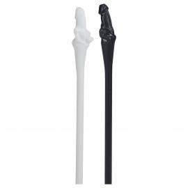 Соломинки для пар - чорно-білі Couples Straws - 1