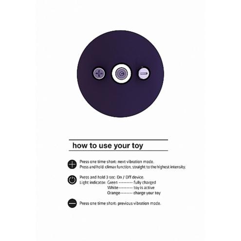 Вибростимулятор Shiatsu Bendable Massager Wand - Purple