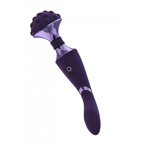 Вибростимулятор Shiatsu Bendable Massager Wand - Purple
