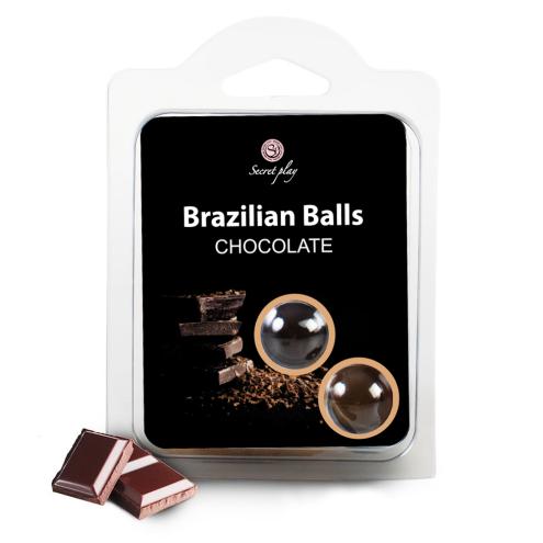 Набор шариков лубрикантов SET 2 BRAZILIAN BALLS CHOCOLATE