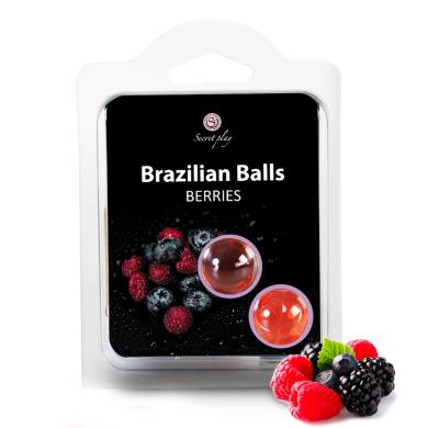 Набор шариков лубрикантов BRAZILIAN BALLS BERRIES