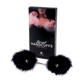 Наручники Secret Marabou Чорні - 1