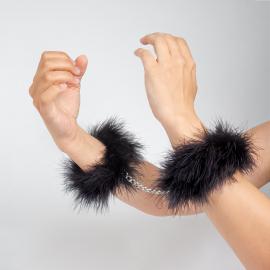 Наручники Secret Marabou Чорні - 3