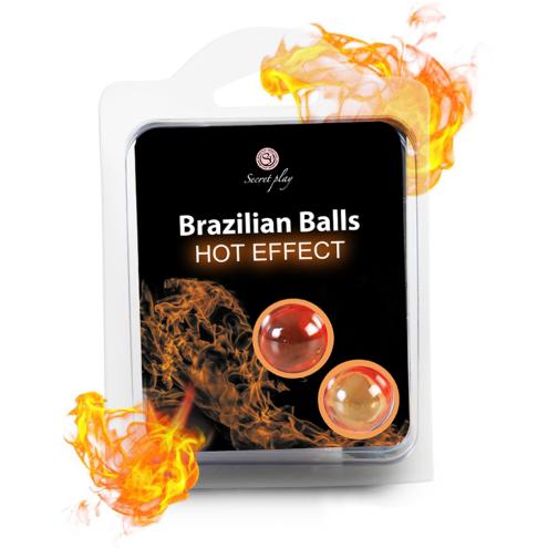 Набор шариков лубрикантов BRAZILIAN BALLS HOT EFFECT