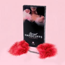 Наручники Secret Marabou Червоні - 3