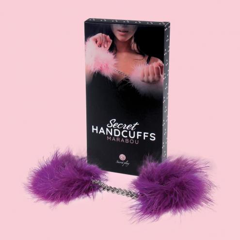 Наручники Secret Marabou Фиолетовые