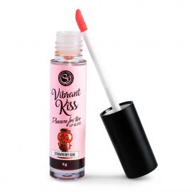 Блеск для губ LIP GLOSS VIBRANT KISS STRAWBERRY GUM - 3