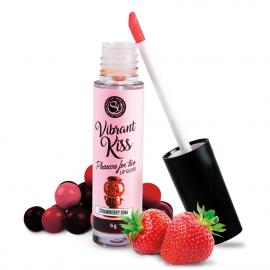 Блеск для губ LIP GLOSS VIBRANT KISS STRAWBERRY GUM - 1