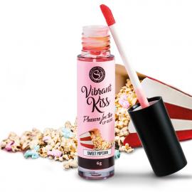 Жидкий вибратор LIP GLOSS VIBRANT KISS SWEET POPCORN - 1