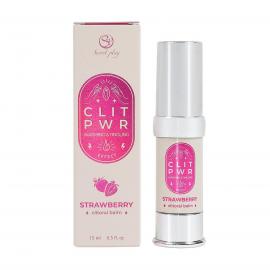 Жидкий вибратор CLIT PWR STRAWBERRY CLITORAL BALM - 1