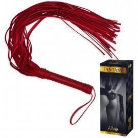 Батіг червоний Flogger Long Leather - 2