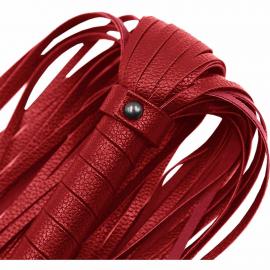 Батіг червоний Flogger Long Leather - 4