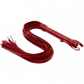 Батіг червоний Flogger Long Leather - 1