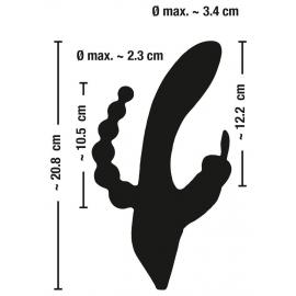Вібратор для потрійної стимуляції Smile Triple G-Spot - 5
