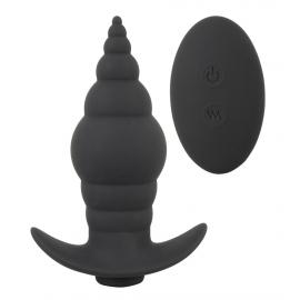 Анальна пробка з вібрацією Black Velvets RC Butt Plug - 4
