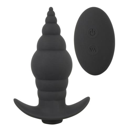 Анальна пробка з вібрацією Black Velvets RC Butt Plug