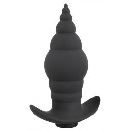 Анальна пробка з вібрацією Black Velvets RC Butt Plug - 6