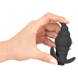 Анальна пробка з вібрацією Black Velvets RC Butt Plug - 9