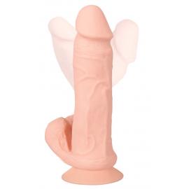 Вібратор на присосці Nature Skin Bendable RC Vibrat - 4