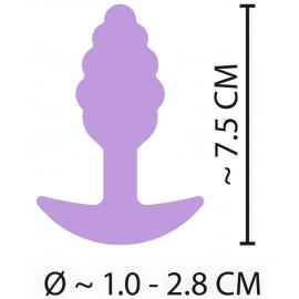 Анальна пробка Cuties Plugs Purple - 2