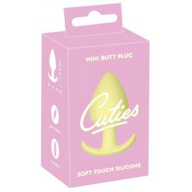 Анальна пробка Cuties Plugs Yellow - 1