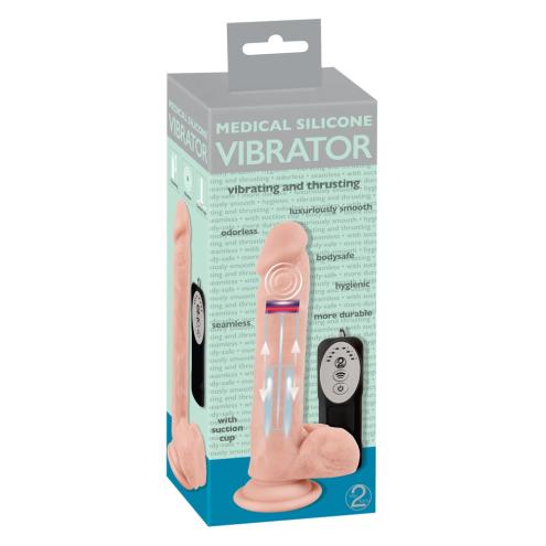 Вибратор на присоске Medical Silicone Thrusting Vib