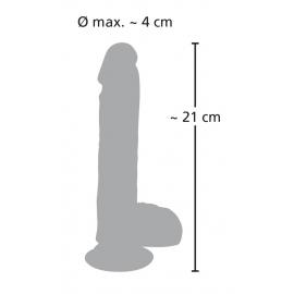 Вібратор на присосці Medical Silicone Thrusting Vib - 5