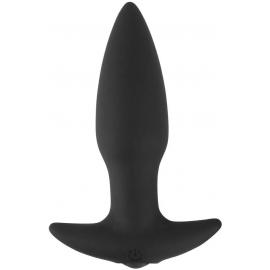 Анальная пробка на пульту с виброэлементом Black Velvets RC Butt - 2