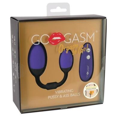 Вибрационный тренажер GoGasm Vibrating Pussy & Ass Balls