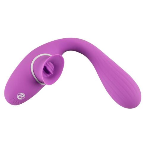 Вакуумний стимулятор 2 Function bendable Vibe