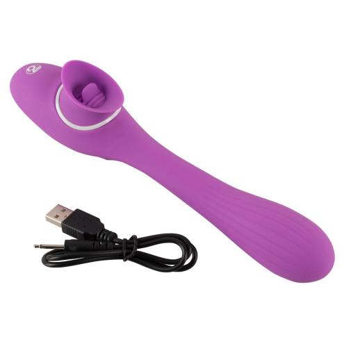 Вакуумний стимулятор 2 Function bendable Vibe